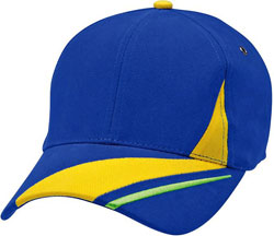LEFT FRONT VIEW OF BASEBALL HAT